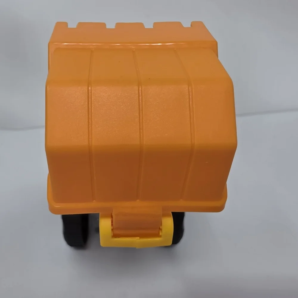 Plastic Backhoe Tractor Construction Orange Worker